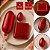 100 FOLHAS PAPEL CHUMBO VERMELHO 18X19,5 CM P/ BOLO GELADO - Imagem 1