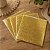100 FOLHAS PAPEL CHUMBO OURO 18X19,5 CM P/ BOLO GELADO - Imagem 3