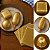 100 FOLHAS PAPEL CHUMBO OURO 18X19,5 CM P/ BOLO GELADO - Imagem 2