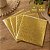 100 FOLHAS PAPEL CHUMBO OURO 18X19,5 CM P/ BOLO GELADO - Imagem 4