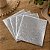 100 FOLHAS PAPEL CHUMBO PRATA 18X19,5 CM P/ BOLO GELADO - Imagem 5