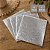 100 FOLHAS PAPEL CHUMBO PRATA 18X19,5 CM P/ BOLO GELADO - Imagem 6