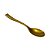 20 COLHER AMERICANA OURO 10 CM PARA DOCES (PLASTILANIA) - Imagem 4