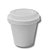 50 COPO DE PAPEL 250 ML COM TAMPA BRANCA (FNS) - Imagem 3
