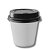 50 COPO DE PAPEL 250 ML COM TAMPA PRETA (FNS) - Imagem 3