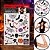 01 TATUAGEM DE PELE HALLOWEEN DECORATIVA C/02 CARTELAS (REGINA) - Imagem 1