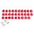 KIT CARIMBOS LETRAS GLAMOUR ROSA BEBE 2cm (BLUESTAR) - Imagem 2