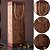 10 SACOLA P/ GARRAFA DE VINHO 11X8X36 6133 BORDO ( NATAL IDEIA 2026 ) - Imagem 1
