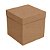 10 CAIXA CUBO P/ PRESENTE DE NATAL C/ TAMPA 15X15X15 KRAFT 6320 ( NATAL IDEIA 2026 ) - Imagem 4