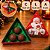 10 CAIXA P/ 3 DOCES ARVORE DE NATAL 13X13X4 6161 ( NATAL IDEIA 2026 ) - Imagem 2