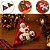 10 CAIXA P/ 6 DOCES ARVORE DE NATAL 17X17X4 6162 ( NATAL IDEIA 2026 ) - Imagem 1
