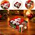 10 CAIXA P/ 4 DOCES GAVETA DE NATAL 8X8X4 6174 ( NATAL IDEIA 2026 ) - Imagem 1