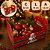 10 CESTA DE NATAL M CAIXOTE 22X14X12 6191 ( NATAL IDEIA 2026 ) - Imagem 3