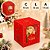 10 CAIXA P/PANETONE DE 500G C/ VISOR 15X15X17 6204 ( NATAL IDEIA 2026 ) - Imagem 3