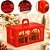 10 CAIXA P/ 2 MINI PANETONE C/ VISOR JANELA 100G 20X10X10 NATAL 6209 ( NATAL IDEIA 2026 ) - Imagem 1