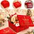 10 CAIXA P/ PRESENTE NATAL M 26X26X12 C/ TAMPA BRILHOS DE NATAL 6226 ( NATAL IDEIA 2026 ) - Imagem 1