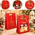 10 SACOLA MALETA C/ VISOR E FITA 19X9X26 BRILHOS DE NATAL 6227 ( NATAL IDEIA 2026 ) - Imagem 1