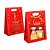 10 SACOLA MALETA C/ VISOR E FITA 19X9X26 BRILHOS DE NATAL 6227 ( NATAL IDEIA 2026 ) - Imagem 4