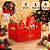 10 CESTA DE NATAL G CAIXOTE 25X18X14 BRILHOS DE NATAL 6229 ( NATAL IDEIA 2026 ) - Imagem 3