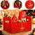 10 CESTA DE NATAL G CAIXOTE 25X18X14 BRILHOS DE NATAL 6229 ( NATAL IDEIA 2026 ) - Imagem 1