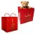 10 SACOLA DE NATAL M 26X23X27 BRILHOS DE NATAL 6232 ( NATAL IDEIA 2026 ) - Imagem 4