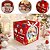 10 CAIXA P/ MINI PANETONE 100G C/ VISOR E ALÇA 10X10X10 NATAL DIVERTIDO 6235 ( NATAL IDEIA 2026 ) - Imagem 1
