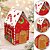 10 CAIXA CASINHA P/ MINI PANETONE C/ ALÇA 10X10X17 NATAL DIVERTIDO 6236 ( NATAL IDEIA 2026 ) - Imagem 1