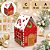 10 CAIXA CASINHA P/ MINI PANETONE C/ ALÇA 10X10X17 NATAL DIVERTIDO 6236 ( NATAL IDEIA 2026 ) - Imagem 3