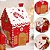 10 CAIXA CASINHA P/ PANETONE 500G C/ ALÇA 14X14X24 NATAL DIVERTIDO 6237 ( NATAL IDEIA 2026 ) - Imagem 1