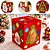 10 CAIXA P/ MINI PANETONE 100G C/ VISOR 10X10X12 NATAL DIVERTIDO 6238 ( NATAL IDEIA 2026 ) - Imagem 1