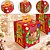 10  CAIXA MINI PANETONE C/ VISOR 100G 10X10X12 NATAL DIVERTIDO 6240 ( NATAL IDEIA 2026 ) - Imagem 1