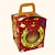 10 CAIXA PANETONE C/ VISOR 300G 13X13X16 NATAL DIVERTIDO 6241 ( NATAL IDEIA 2026 ) - Imagem 3