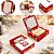 10 CAIXA CARTÃO BISCOITOS DE NATAL C/ VISOR 12X10X3 DIVERTIDO 6242 ( NATAL IDEIA 2026 ) - Imagem 1