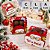 10 CAIXA P/ 4 DOCES DE NATAL C/ VISOR 8X8X4 DIVERTIDO 6247 ( NATAL IDEIA 2026 ) - Imagem 3