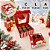 10 CAIXA P/ 9 DOCES DE NATAL C/ VISOR 11X11X4 DIVERTIDO 6249 ( NATAL IDEIA 2026 ) - Imagem 3