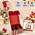 10 CAIXA P/ 4 DOCES DE NATAL 8X8X4 DIVERTIDO 6252 ( NATAL IDEIA 2026 ) - Imagem 3