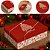 10 CAIXA PRESENTE DE NATAL C/ ELASTICO M  35X35X11 6283 ( NATAL IDEIA 2026 ) - Imagem 1