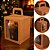 10 CAIXA P/ MINI PANETONE KRAFT  C/ VISOR 100G 6299 ( NATAL IDEIA 2026 ) - Imagem 1