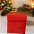 10 CAIXA QUADRADA G 15X15X15 PRESENTE DE NATAL PANETONE 500G C/ TAMPA  BRILHOS 6306 ( NATAL IDEIA 2026 ) - Imagem 2