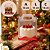 10 MALETA P/ PRESENTE DE NATAL CRISTAL C/ BASE LAMINADA VERMELHA 14X14X16 5637 ( NATAL IDEIA 2026 ) - Imagem 2