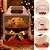 10 MALETA P/ PRESENTE DE NATAL CRISTAL C/ BASE LAMINADA VERMELHA 12X12X14 5636 ( NATAL IDEIA 2026 ) - Imagem 1