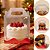 10 MALETA P/ PRESENTE DE NATAL CRISTAL C/ BASE LAMINADA VERMELHA 10X10X12 5635 ( NATAL IDEIA 2026 ) - Imagem 1