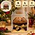 10 MALETA P/ PRESENTE DE NATAL CRISTAL C/ BASE LAMINADA OURO 12X12X14 5231 ( NATAL IDEIA 2026 ) - Imagem 2