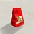 10 SACO LEMBRANCINHA C/ VISOR LAMINADO VERMELHO PP 7X5X12 6309 ( NATAL IDEIA 2026 ) - Imagem 3