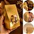 10 SACO LEMBRANCINHA C/ VISOR LAMINADO OURO PP 7X5X12 6308 ( NATAL IDEIA 2026 ) - Imagem 1