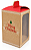10 CAIXA MINI PANETONE KRAFT C/ALÇA E VISOR - NATAL FELIZ 3936 ( IDEIA NATAL OUTLET ) - Imagem 3