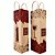 10 SACOLA COM ALÇA PARA GARRAFA DE VINHO 12X7,5X38 CM PA00857 (PLUMA) - Imagem 3