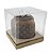 5 CAIXAS PANETONE 500G TAMPA DE ACETATO KRAFT 16X16X16 1210 ( IDEIA NATAL OUTLET ) - Imagem 2