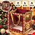 10 SACOLA MÉDIA COM VISOR 23X20X22 PRESENÇA 6232 (JANGO NATAL 2026) - Imagem 2