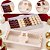 10 CAIXA C/ VISOR P/ 50 DOCES 6X19X36CM UNIÃO 6525  (JANGO NATAL 2026) - Imagem 1